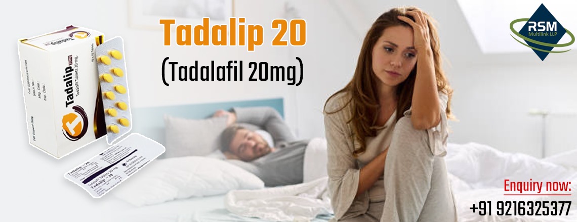 Improve Sensual Health by Treating ED With Tadalip 20mg
