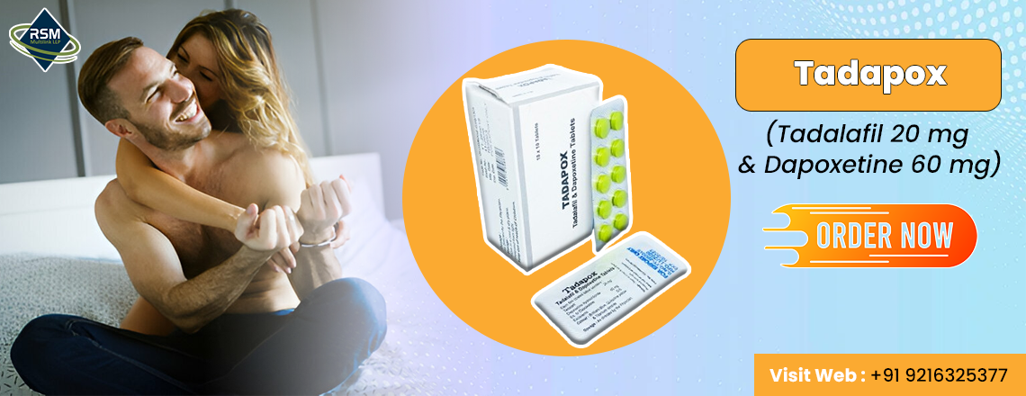 A Unique Solution for Addressing PE & ED With Tadapox 80mg