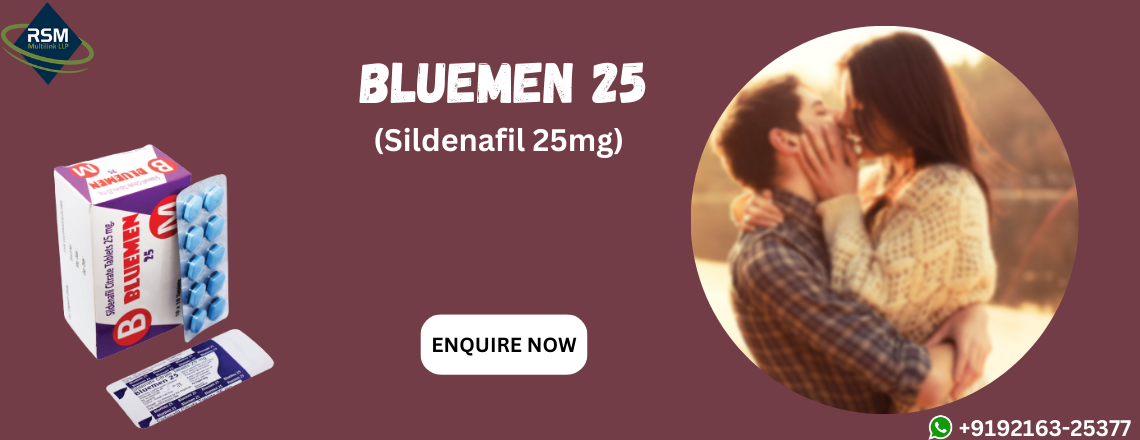 A Better Way to Reach for Your Sensual Goals Through Bluemen 25mg