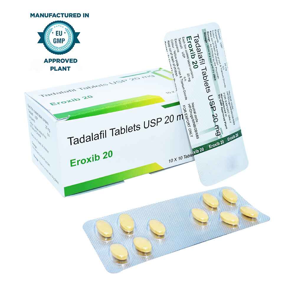 Eroxib 20mg (Tadalafil USP 20mg)