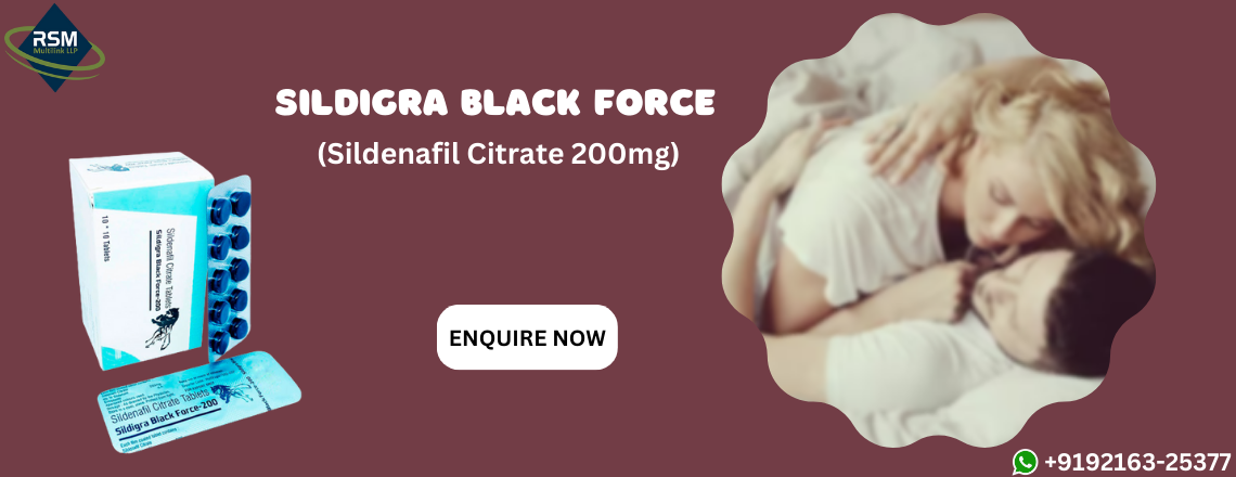 Sildigra Black Force: Unleashing The Power of Enhanced Sensual Wellness