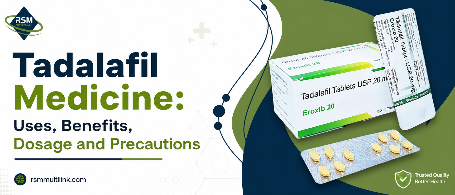 Tadalafil Medicine: Uses, Benefits, Dosage and Precautions