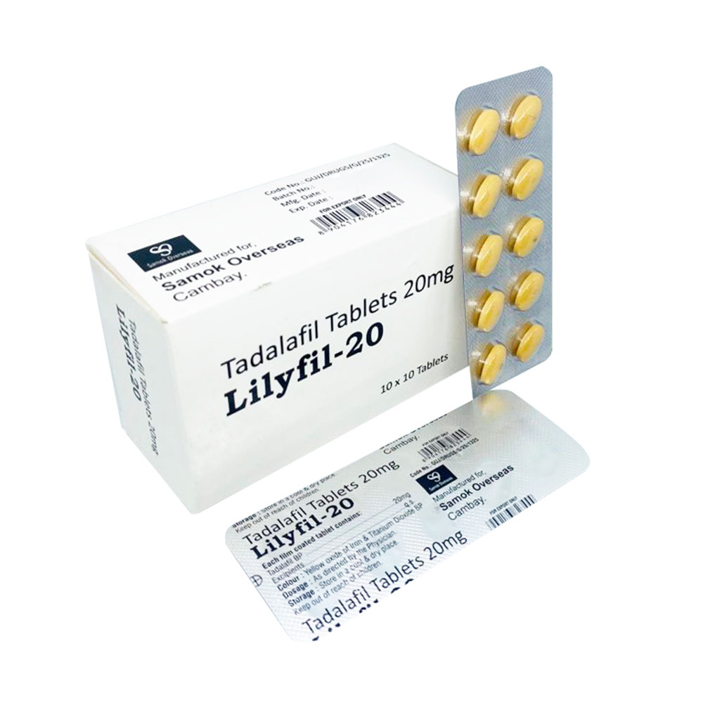 Lilyfil 20mg (Tadalafil Tablets 20mg)