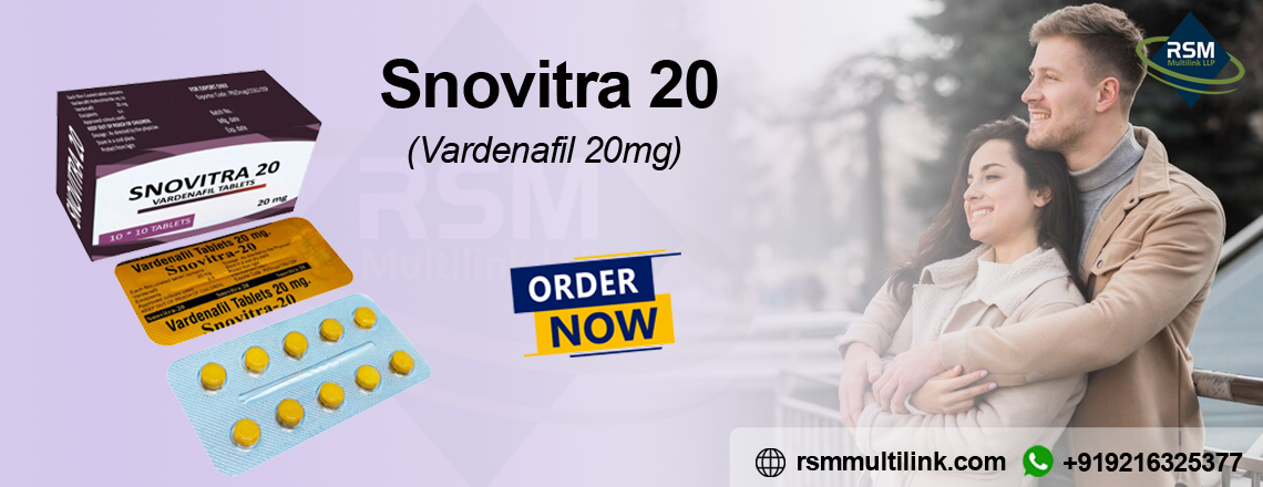 Face The Sensual Issues With This Great Shield Called as Snovitra 20mg