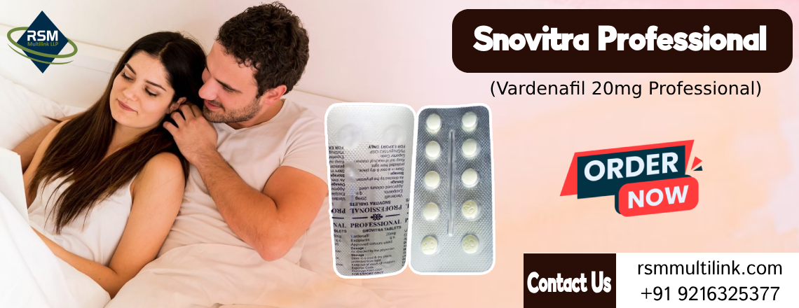 Erectile Dysfunction Solutions With The Snovitra Professional Way 