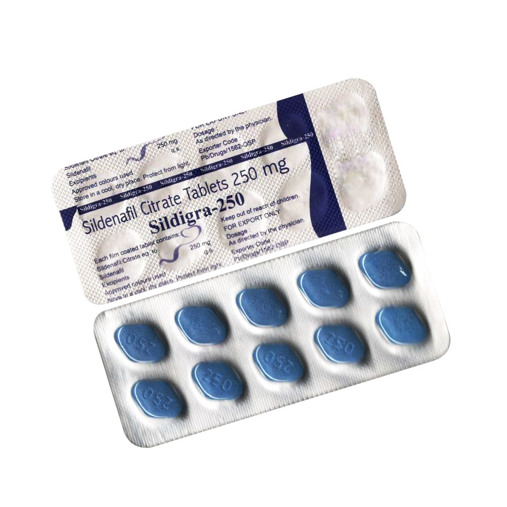 Sildigra 250 mg (Sildenafil Citrate 250mg)