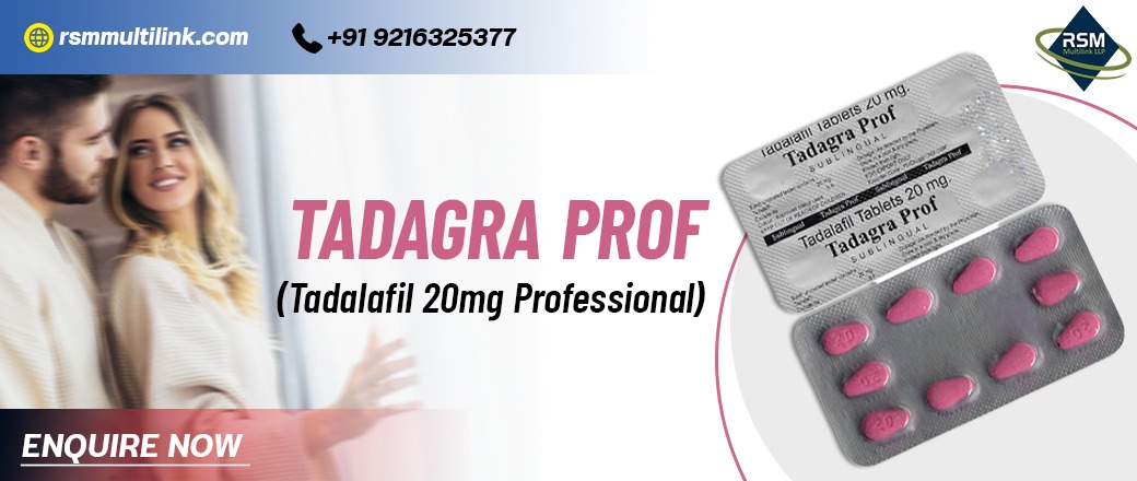 Uplift Your Satisfactory Hormones with Better Sensual Experience Through Tadagra Prof 20mg