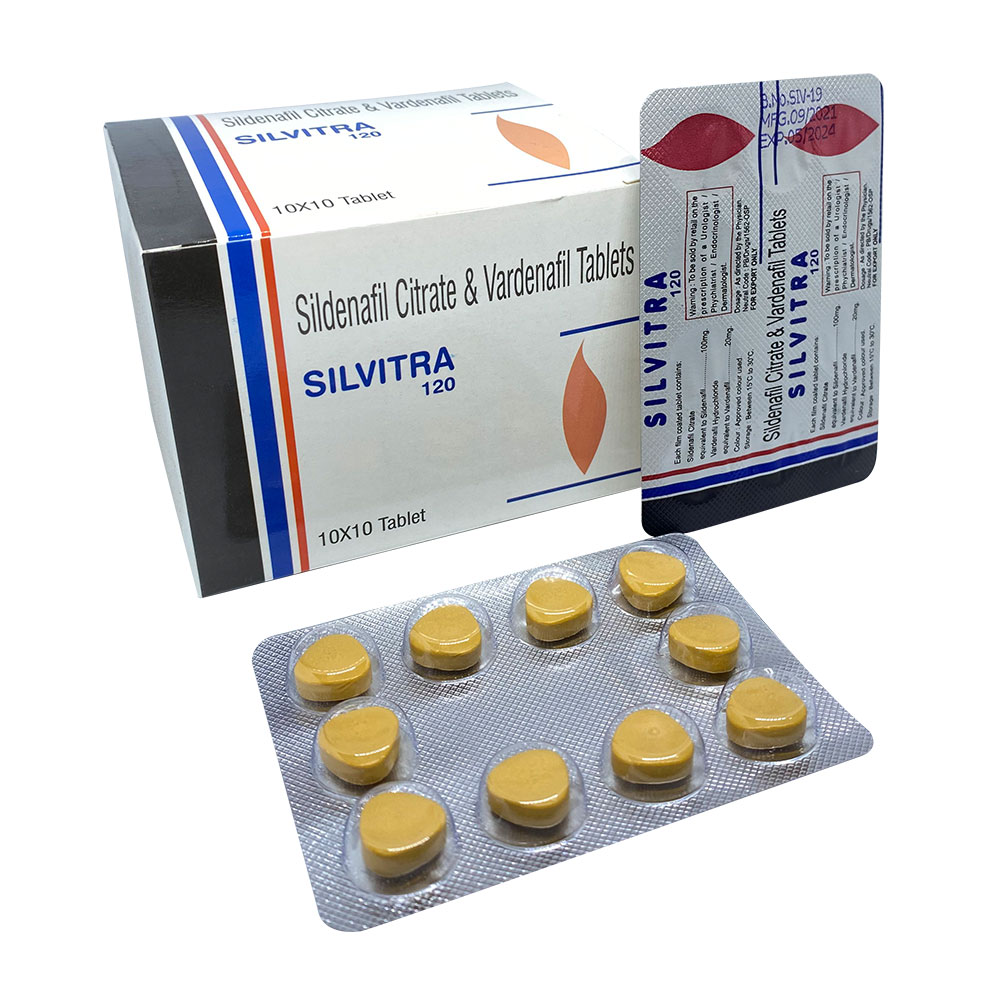 Silvitra (Sildenafil 100mg + Vardenafil 20mg)