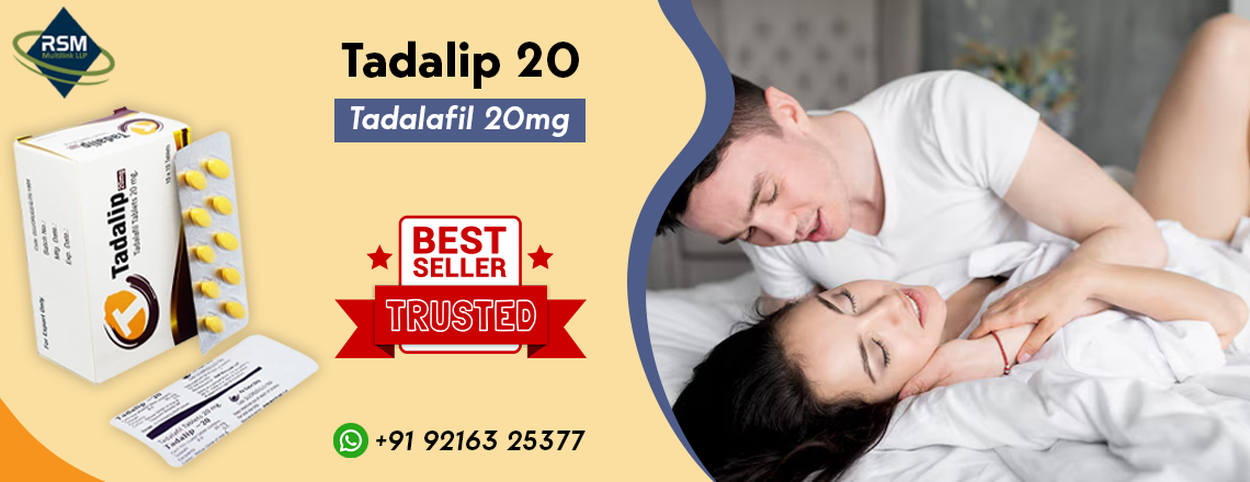 Experience Lasting Performance with Tadalip 20mg