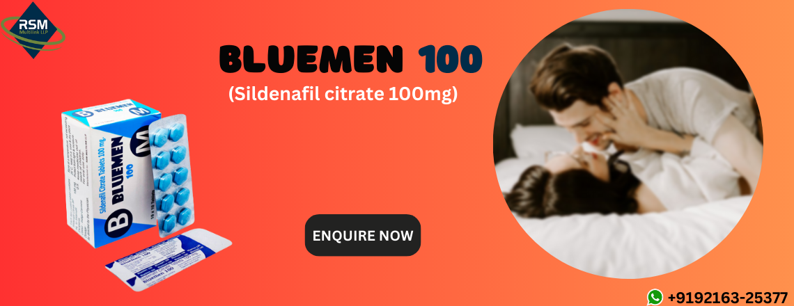 A better way to uplift your sensual game through Bluemen 100 mg