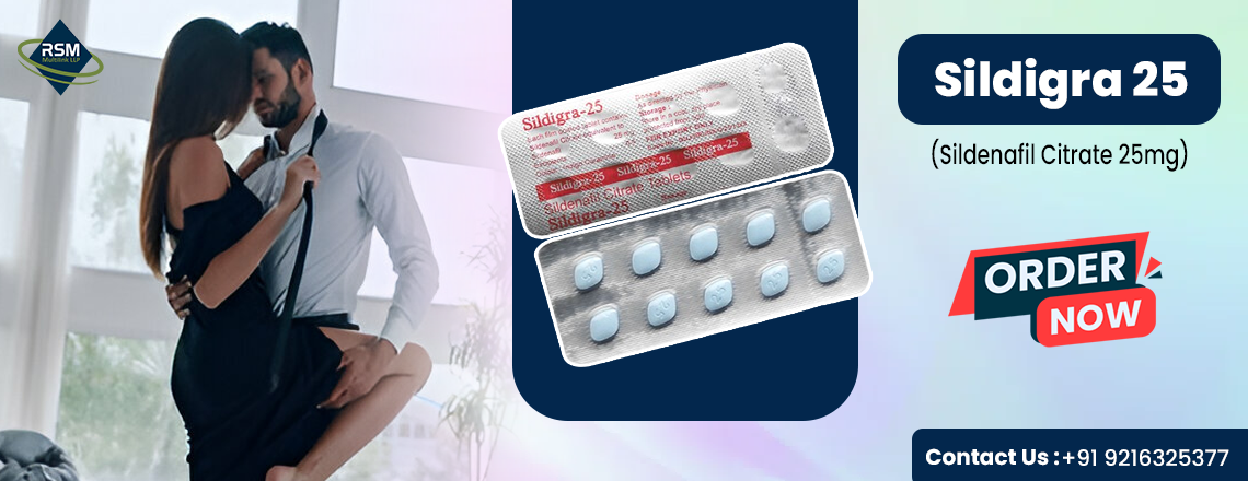 Transform Your Love Life with Sildigra 25mg by Treating ED