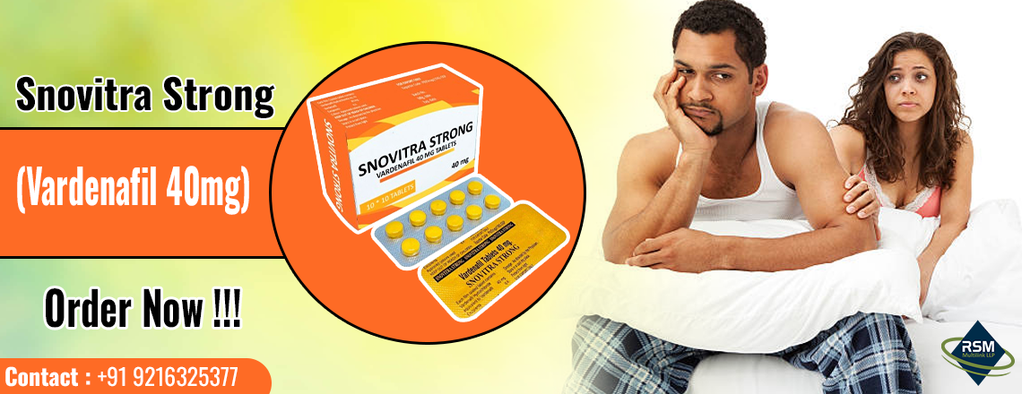 The Key to Conquering Erectile Dysfunction With Snovitra Strong