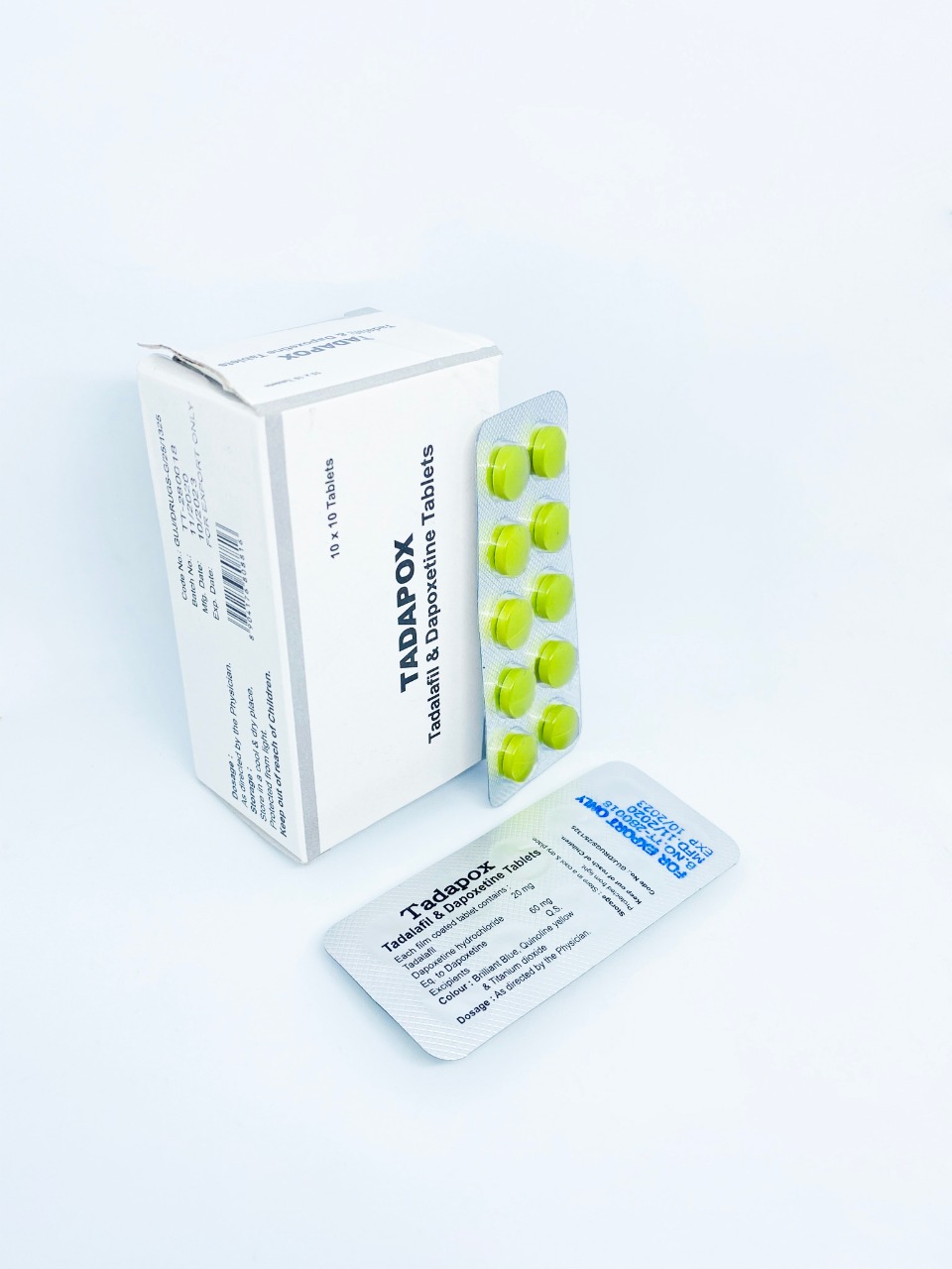 Tadapox (Tadalafil 20 mg + Dapoxetine 60 mg)