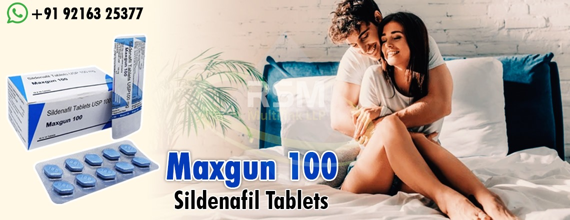 Cope Up with Erectile Dysfunction Using Maxgun 100mg